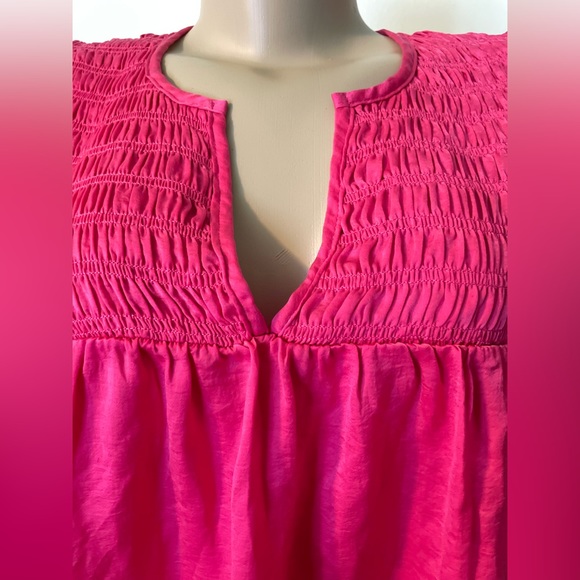 Pink Ruffle Blouse - Picture 3 of 4